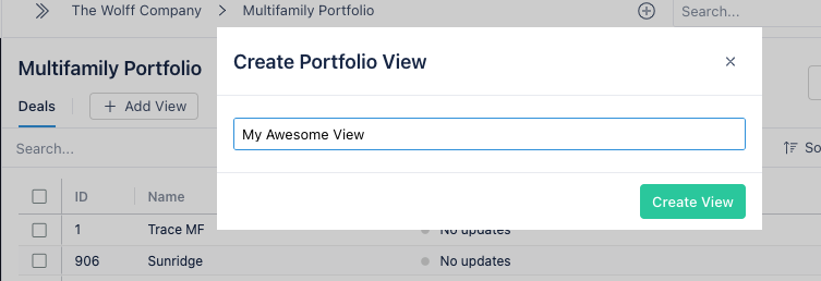 Create a Custom View